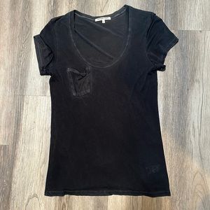 Cotton Citizen pocket top tee vintage black size Small